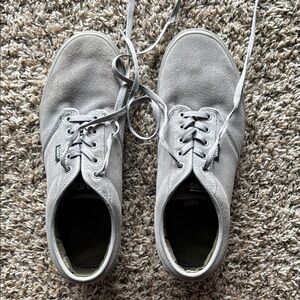 Vans Gray Sneakers Classic Low-Top suede with camo interior and camo sole